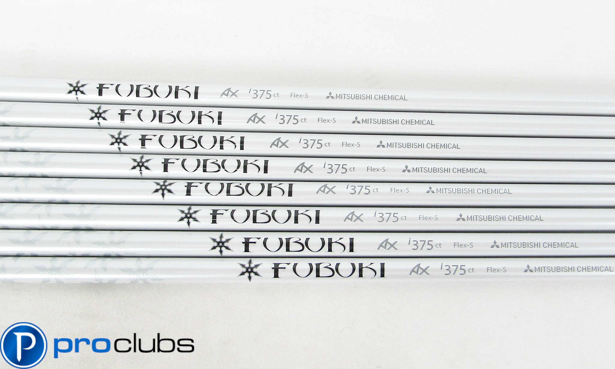 NEW MITSUBISHI FUBUKI AX i375 STIFF FLEX GRAPHITE IRON SHAFTS 3-PW